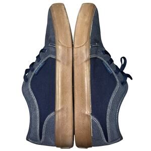 Maui and Sons Shoes Mens Size 12 Suede Low Top Canvas Skate Sneakers Gum Sole